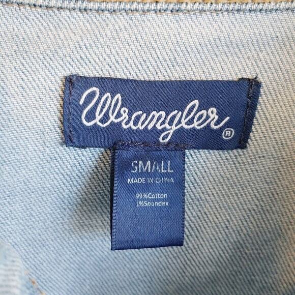 Wrangler Denim Jacket Sz S - Picture 4 of 8